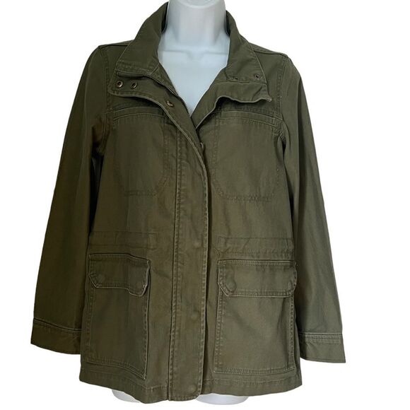 Madewell Surplus Olive Green Fall English Countryside 100% Cotton Jacket sz XXS - Picture 4 of 14